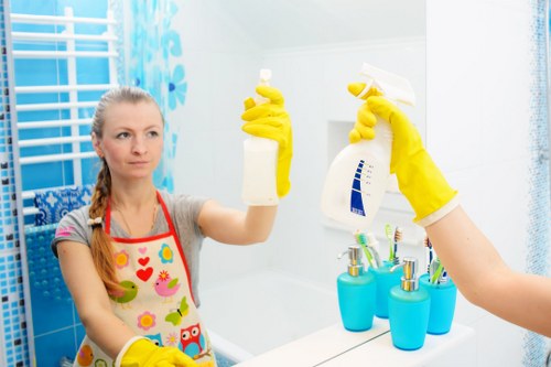 Professional Airbnb cleaning essentials in a guest-ready rental