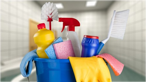 Dust removal during after builders cleaning in a modern property