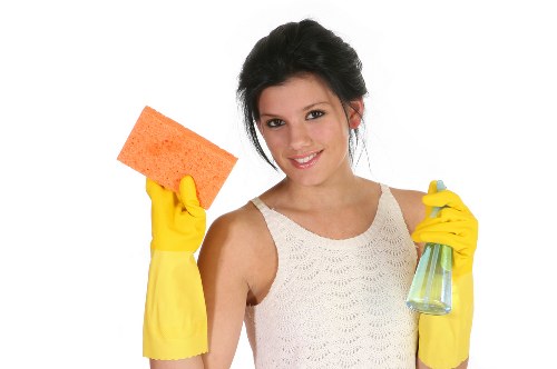 Regular cleaning routine for a hygienic home environment