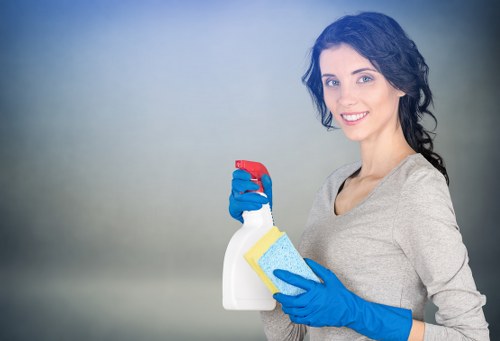 A spotless home interior after domestic cleaning