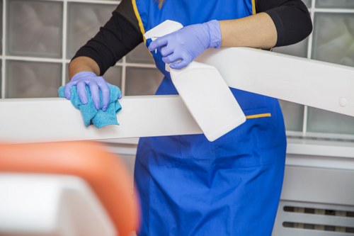 Office space being prepared with one off cleaning service